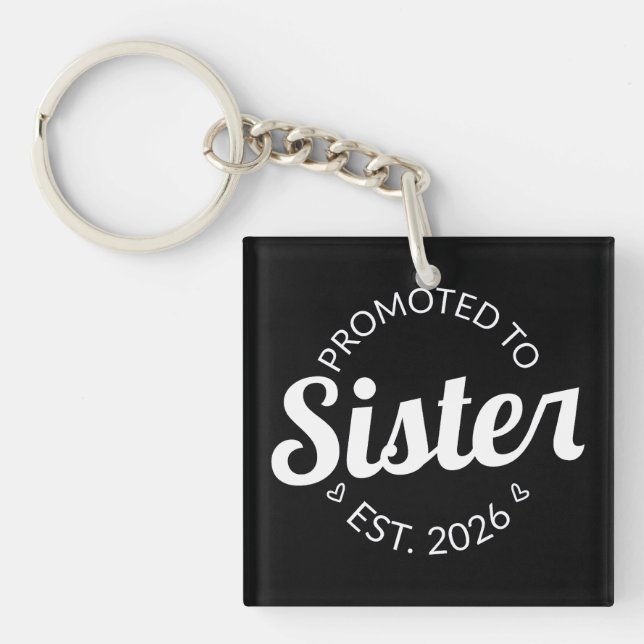 Porte-clefs Promu À Soeur Est. 2026 I (Devant)