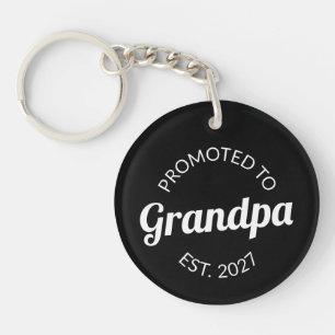 Porte-clefs Promu Grand-papa dès 2027 Nouveau Papa Je suis