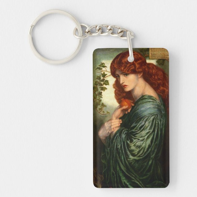 Porte-clefs Proserpine de Rossetti (Devant)