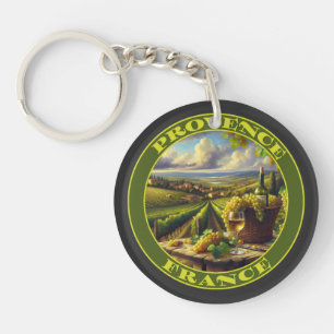Porte-clefs Provence France Pays des Vins