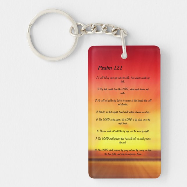 Porte-clefs Psaume 121 (Devant)