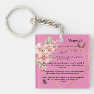 Porte-clefs Psaume 23    porte - clé