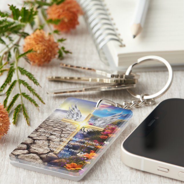 Porte-clefs Psaume 68 (Devant droit)