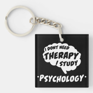 Porte-clefs Psychologie Étudiante Étudiante Citation Drôle T C