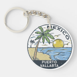 Porte-clefs Puerto Vallarta Mexique Vintage