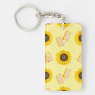 Porte-clefs puissance du tournesol