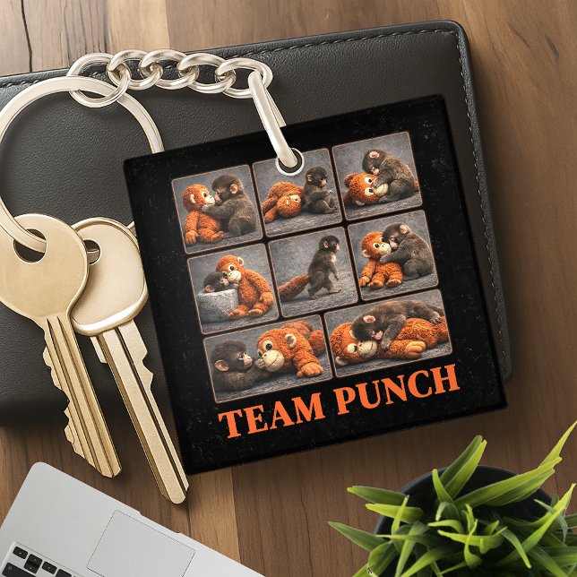 Porte-clefs Punch Bébé Singe (Créateur téléchargé)