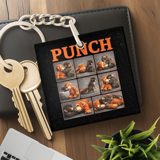Porte-clefs Punch Bébé Singe (Créateur téléchargé)