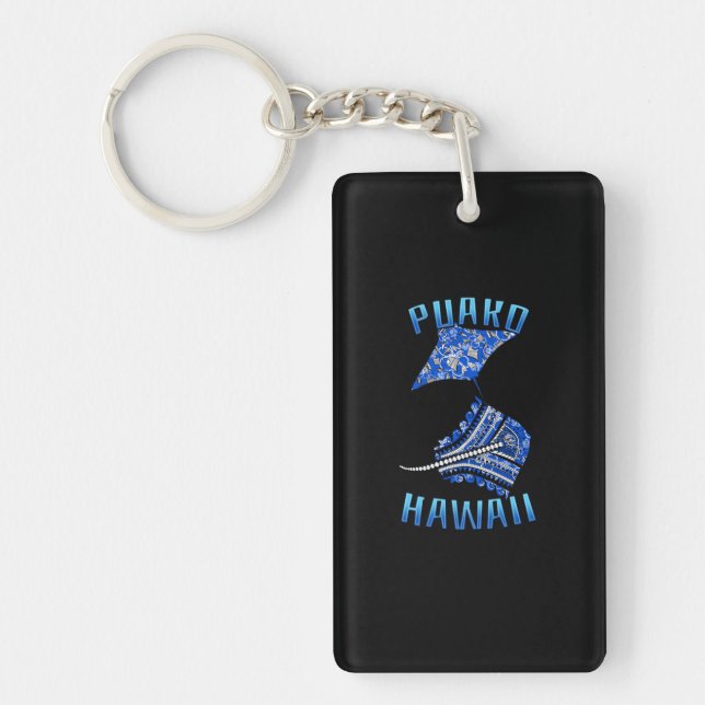 Porte-clefs Puoko Hawaii Vacances Tribal Stingray (Devant)