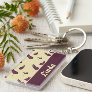 Porte-clefs Purple eggplants