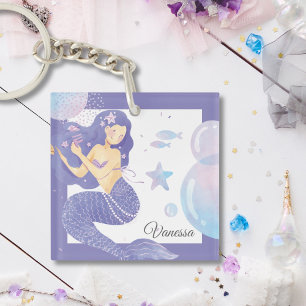 Porte-clefs Purple Mermaid Party Porte - clé d'aventure