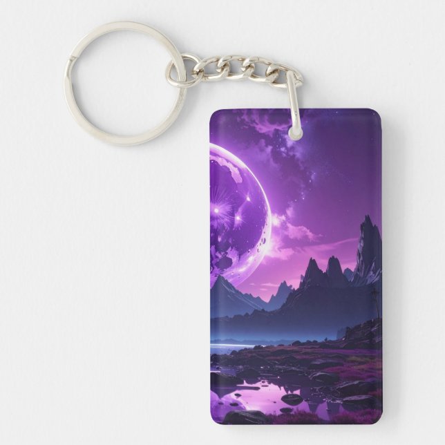 Porte-clefs Purple Moon Vista Keychain (Devant)