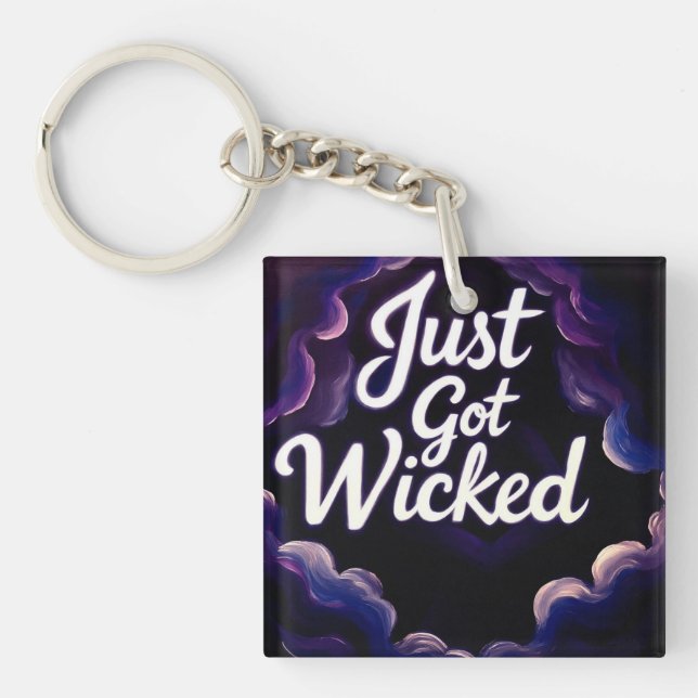 Porte-clefs PurpleJustGotWicked (Devant)