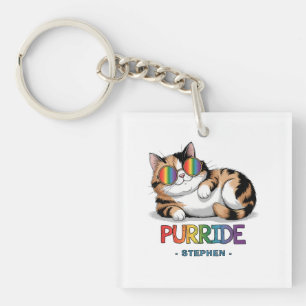 Porte-clefs Purride - Pride de chats Cool LGBTQ