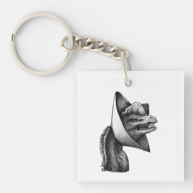 Porte-clefs PygmyPets "Dennis" Dilophosaurus - Porte - clé (Devant)
