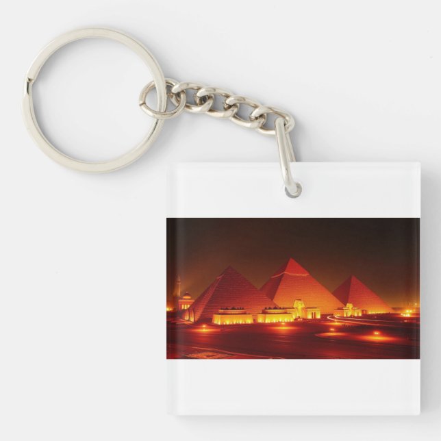 Porte-clefs Pyramides Antiques (Devant)