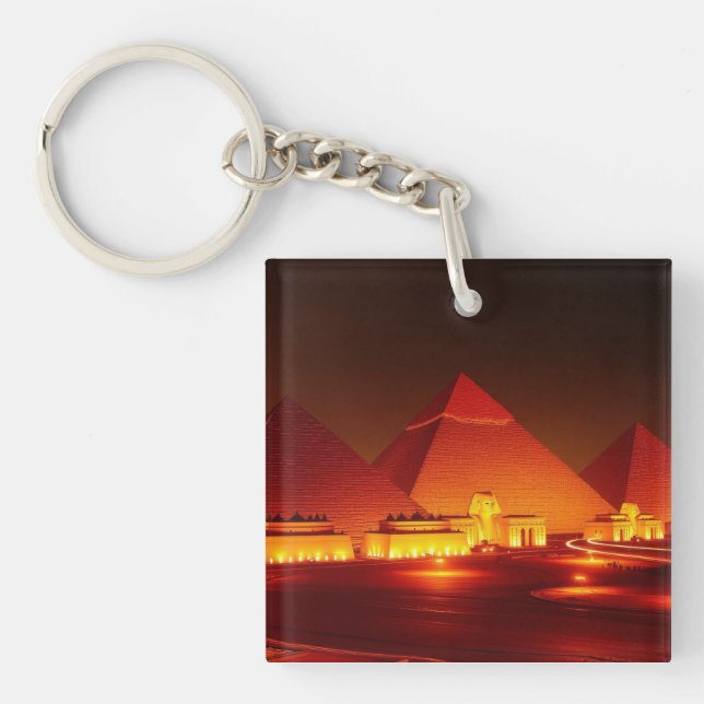 Porte-clefs Pyramides antiques (Devant)