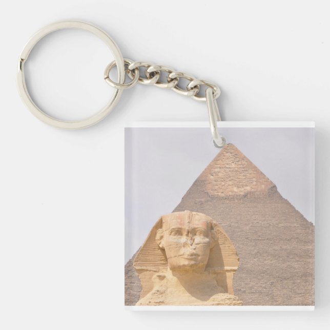Porte-clefs Pyramides Sphinx Egypte ancienne Khufu Pharoah (Devant)