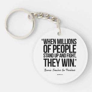 Porte-clefs Quand les millions de personnes se lèvent