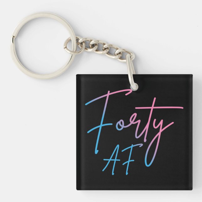 Porte-clefs Quarante AF II - Cadeau d'anniversaire (Devant)