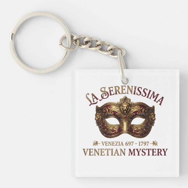 Porte-clefs Quarante & Fabuleux : Invitation de La Serenissima (Devant)