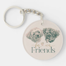 Quatre amis mignons chiens