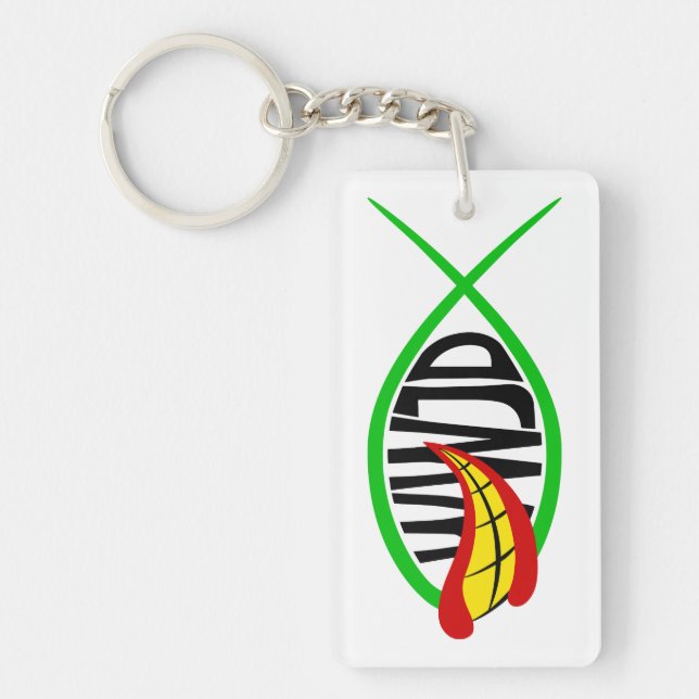 Porte-clefs Que ferait Joker ? (Devant)