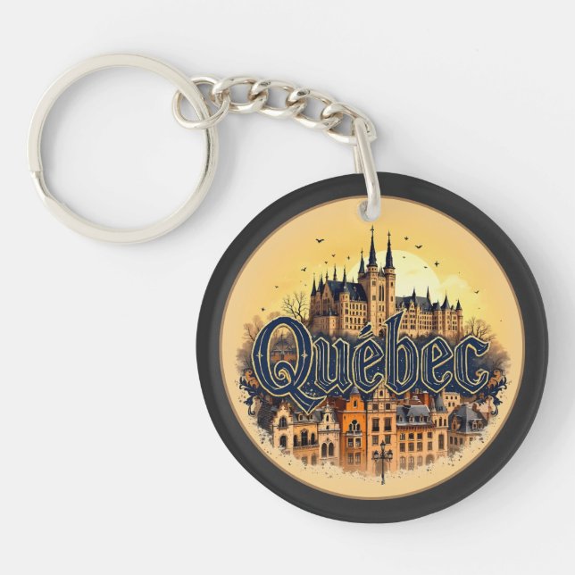 Porte-clefs Québec Canada (Devant)