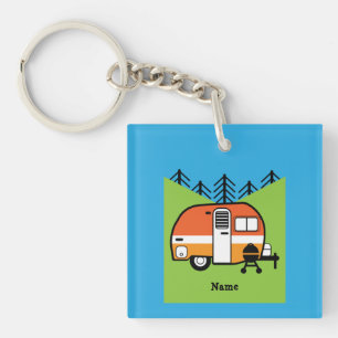 Porte-clefs Queen of the Camper - Funny Camping RV Caravan Doo