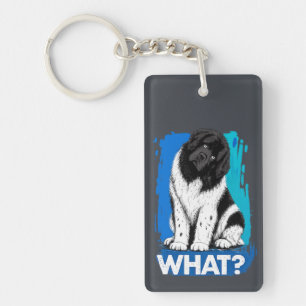 Porte-clefs Quel Newf (devant et derrière)