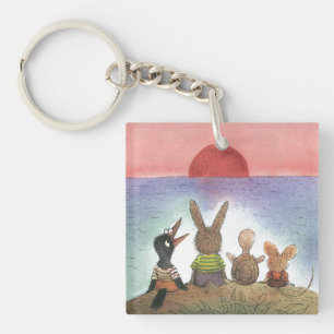 Porte-clefs Quelque chose rouge