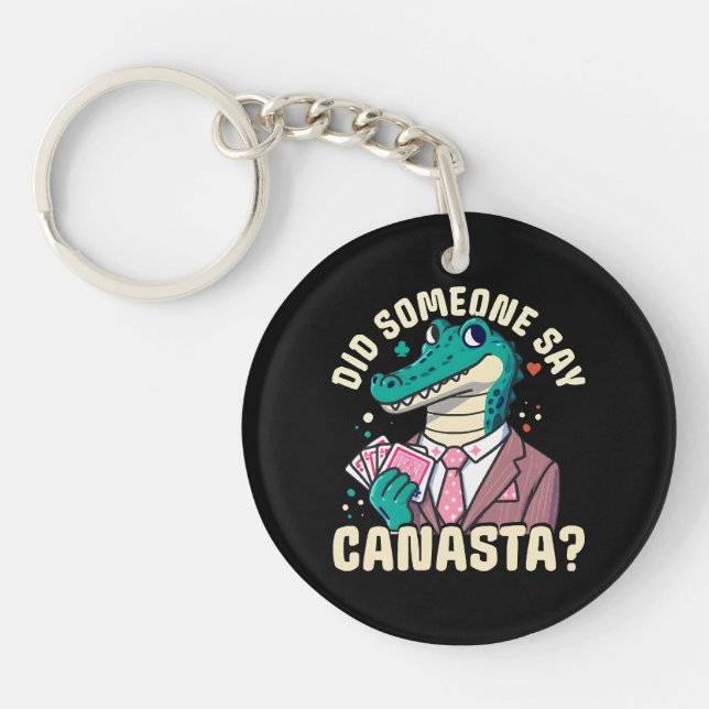 Porte-clefs Quelqu'un a dit Canasta (Devant)