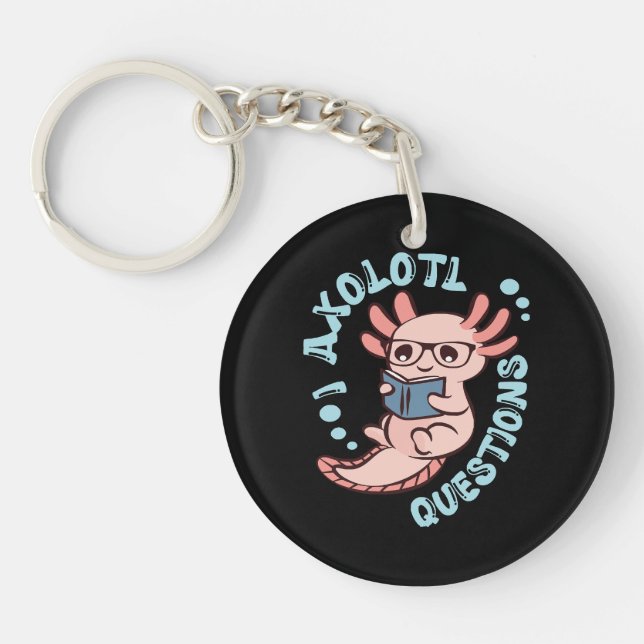 Porte-clefs Questions sur l'Axolotl (Devant)