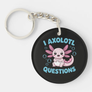 Porte-clefs Questions sur l'Axolotl