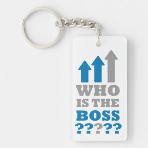 Porte-clefs Qui est le patron ?