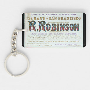 Porte-clefs R Robinson Clipper voilier 1863