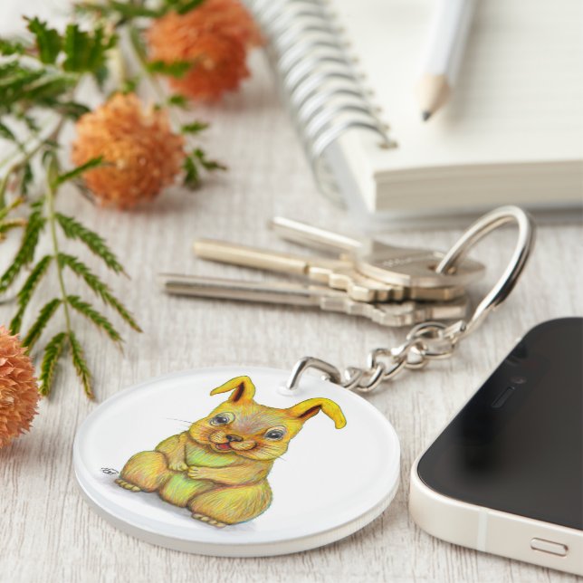 Porte-clefs Rabbit d'eau (Devant droit)