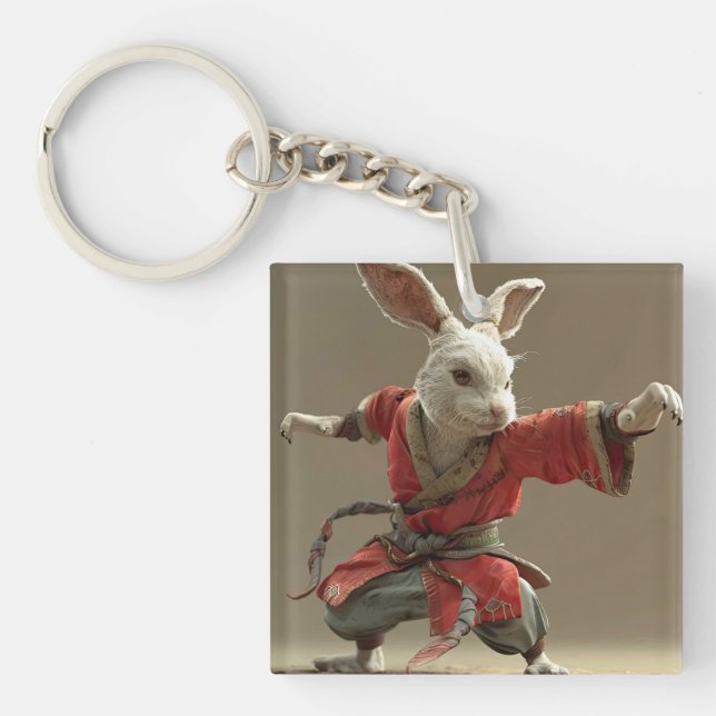 Porte-clefs Rabbit Kung Fu (Devant)