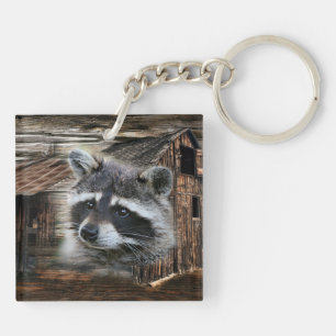 Porte-clefs Raccoon À L'Ancienne Grange