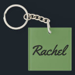 Porte-clefs Rachel d'exposition de TV orpheline de noir,<br><div class="desc">Rachel est un caractère du noir d'orphelin d'exposition de TV</div>