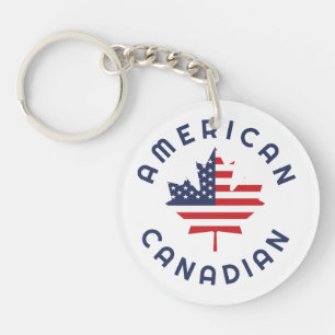 Porte-clefs Racines américaines canadiennes