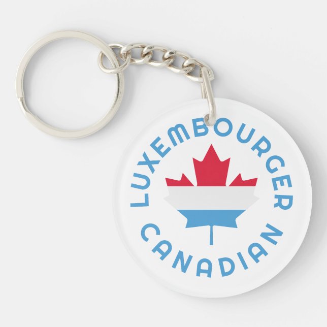 Porte-clefs Racines canadiennes de luxembourgeois (Devant)
