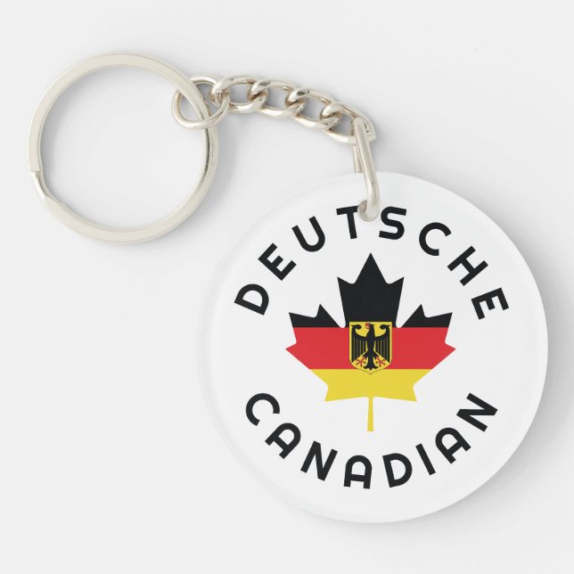 Porte-clefs Racines canadiennes Deutsche (Devant)
