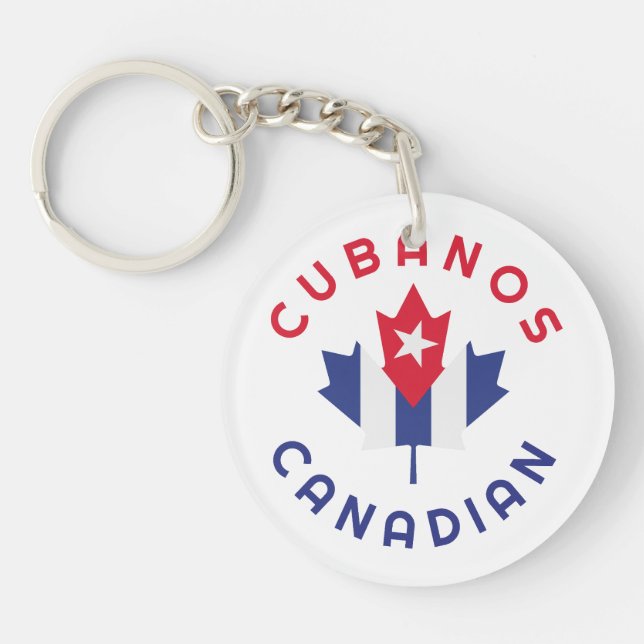 Porte-clefs Racines des Cubanos canadiens (Devant)