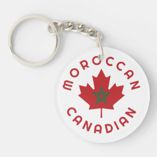 Porte-clefs Racines marocaines canadiennes