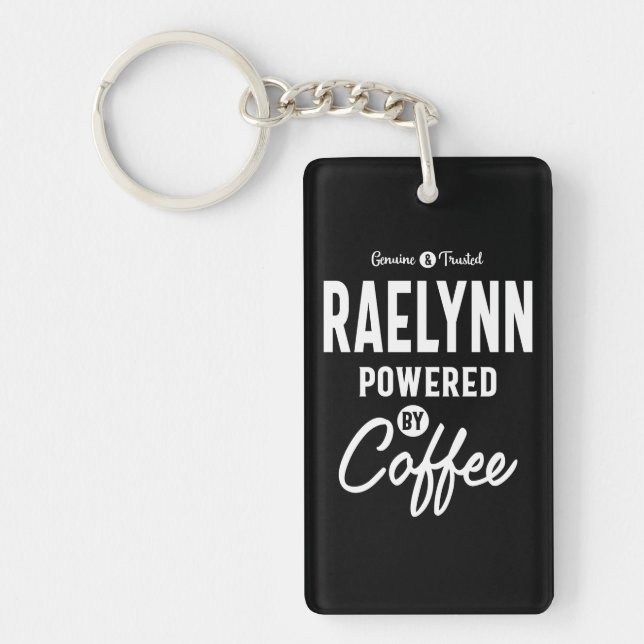 Porte-clefs Raelynn Nom personnalisé Cadeau Anniversaire (Devant)