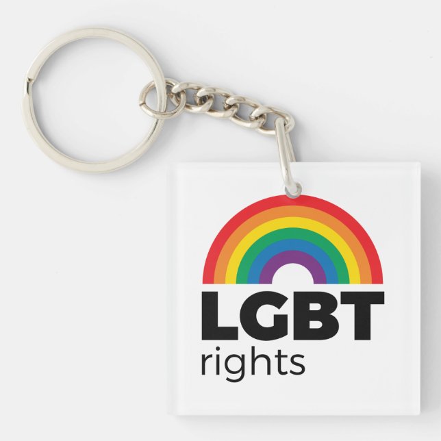 Porte-clefs Rainbow Rights (Devant)