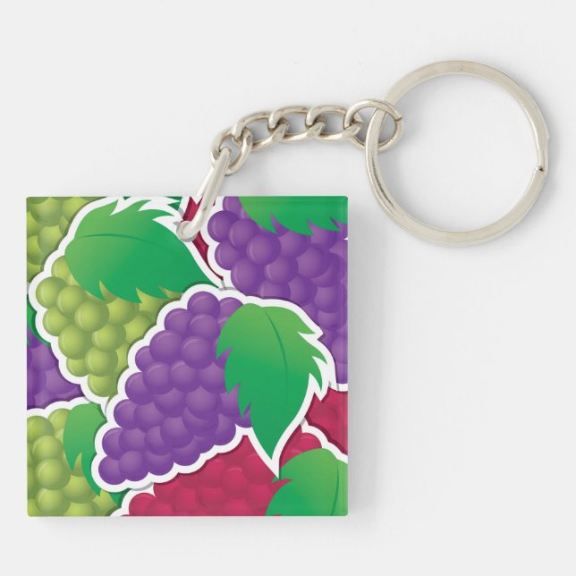 Porte-clefs Raisins mélangés (Dos)