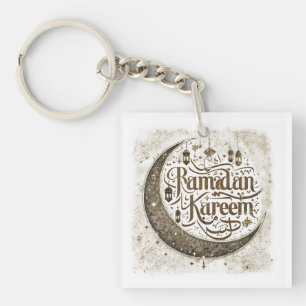 Porte-clefs Ramadan Moubarak Lanterne de jeûne musulman croiss