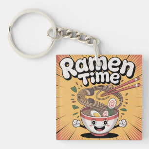 Porte-clefs Ramen Time - Joli bol de dessin animé Ramen Bowl